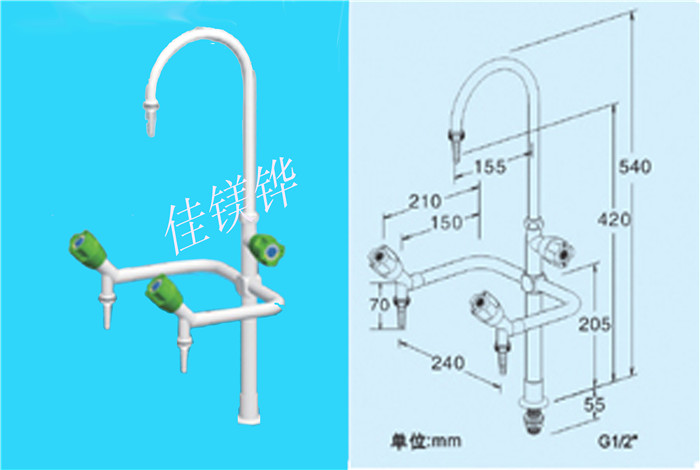 實(shí)驗(yàn)室專用三口水龍頭-04